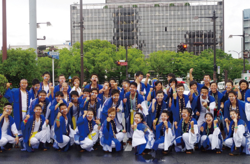 地元の祭「うらじゃ」への参加